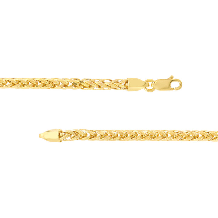 Ladies 14 Karat Yellow Gold Spiga Bracelet