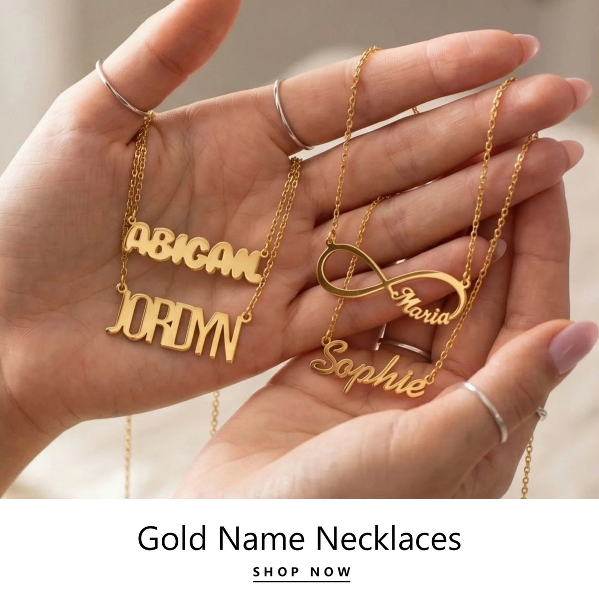 Gold Name Necklaces