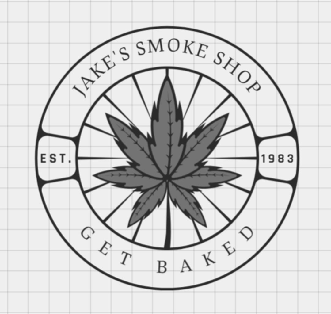 Original smoke shop business logo supplied by the client to be reproduced as a custom sterling silver pendant — AJ's Jewelry Queens NY