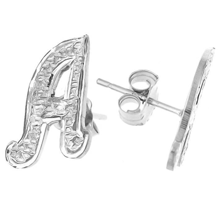 14 Karat Initial Studs